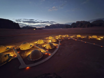 Sunset in Wadi Rum